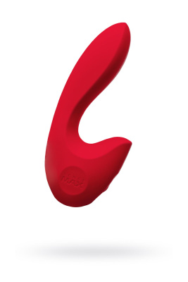 Нереалистичный вибратор Sense Max, силикон, красный, 16 см (0T-00012176)