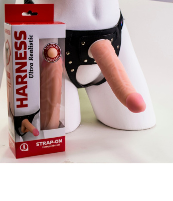 Фаллоимитатор на трусиках HARNESS, L 175 мм D 38 мм (730703)
