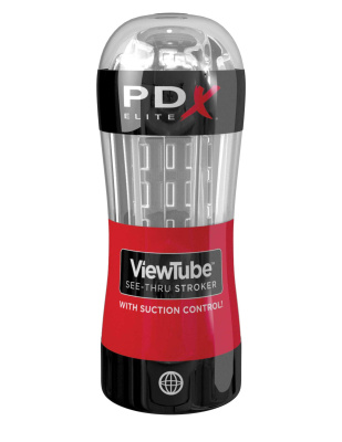 PDX Elite ViewTube See-Thru Stroker Мастурбатор прозрачный (RD542)