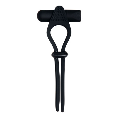 BLACK TIE AFFAIR Эрекционное лассо с вибропулей (ZE-RS-6306-2)