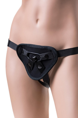 Трусики для страпона TOYFA RealStick Strap-On Master, неопрен, черные (0T-00015243)