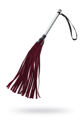 Плеть Pecado BDSM, Бургундия, натуральный велюр, красная (УТ-00002668)
