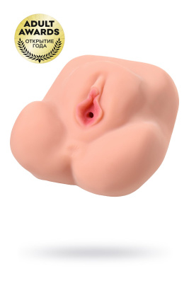 Мастурбатор реалистичный KOKOS Adarashi 3 c двойным слоем, TPR, телесный, 20 см (0T-00015921)