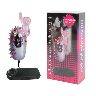 Виброяйцо Слоник VIBRATOR mini ELEPHANT L 90 мм D 35 мм (EE-10023)
