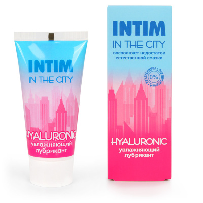 Лубрикант увлажняющий INTIM IN THE CITY HYALURONIC 60 г (LB-60008m)